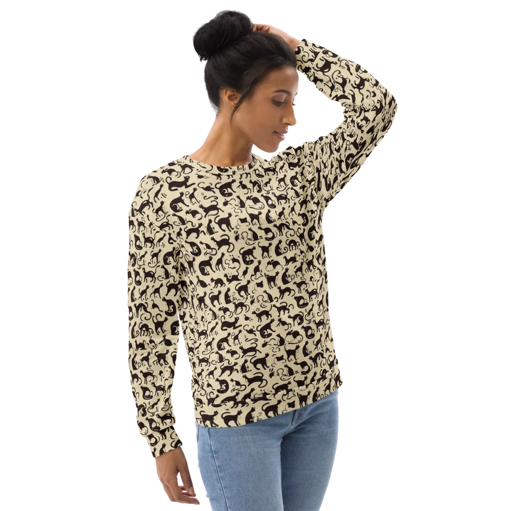 Midnight Catwalk on Sweatshirt — Right Front