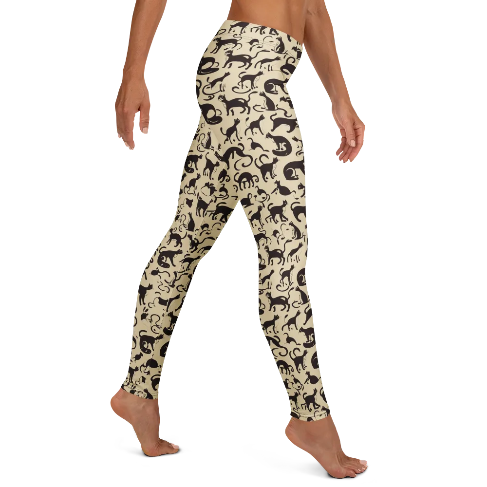 Midnight Catwalk on Leggings — Right