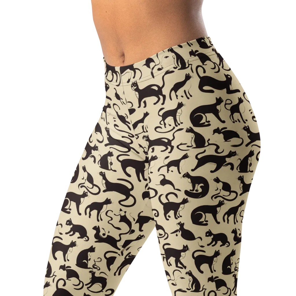 Midnight Catwalk on Leggings — Left Front
