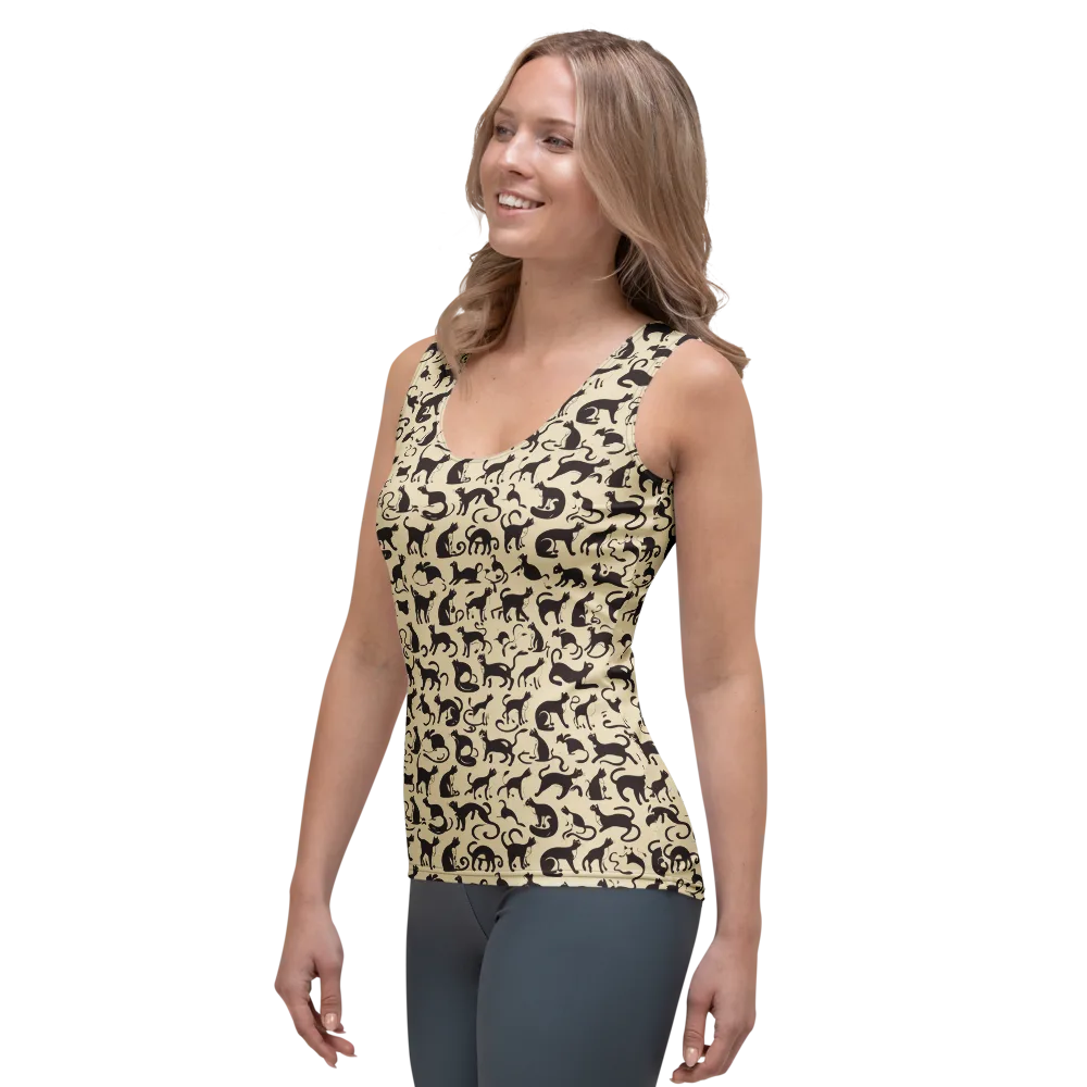 Midnight Catwalk on Women's Tank Top — Left Front