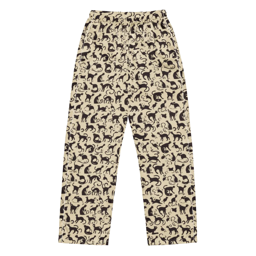 Midnight Catwalk on Women's Pajama Pants — Front