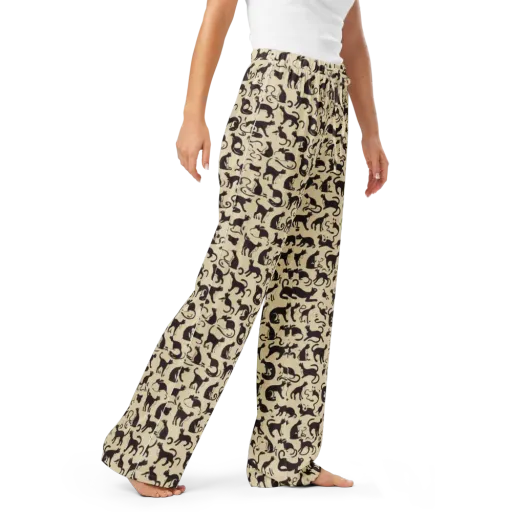 Midnight Catwalk on a Women's Pajama Pants