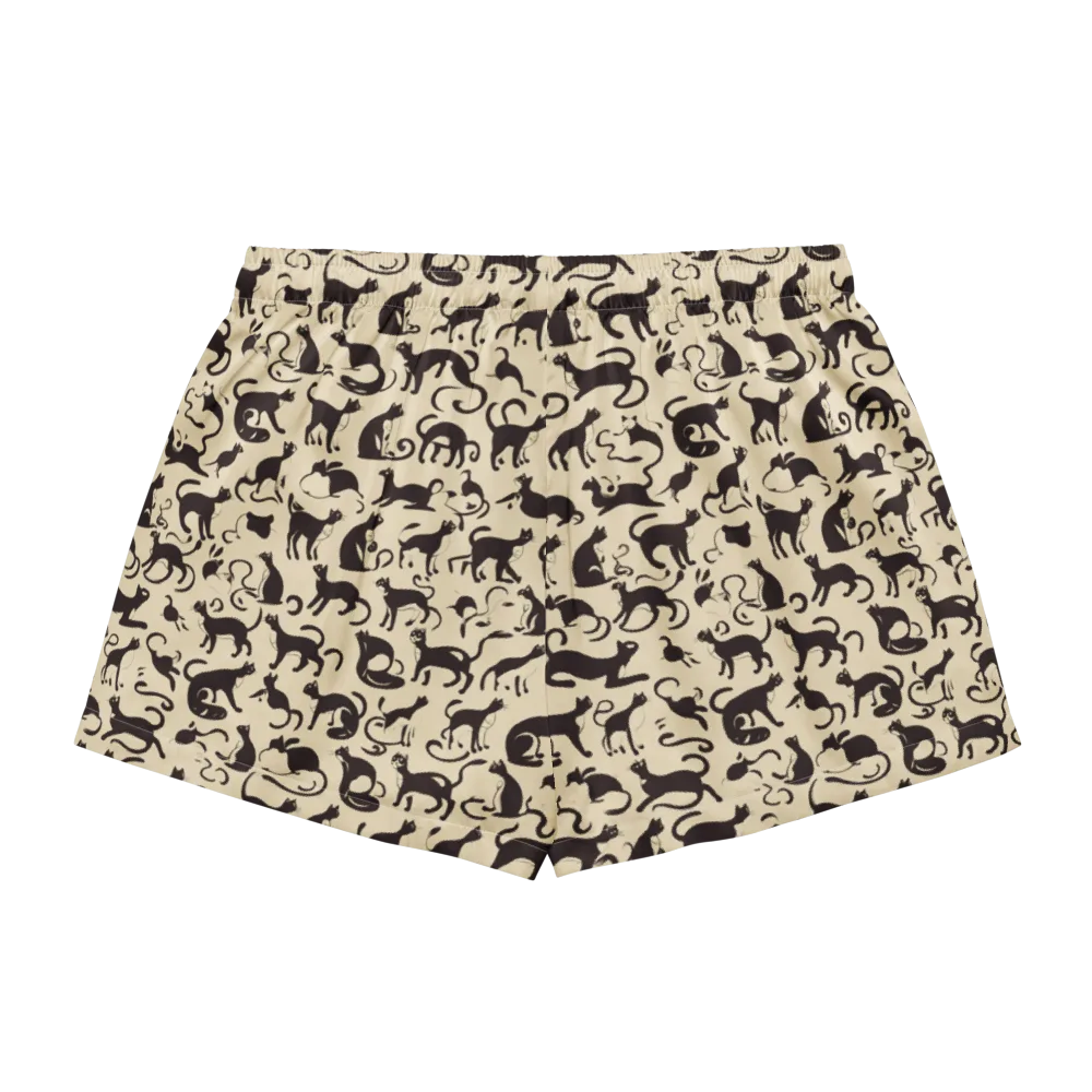 Midnight Catwalk on Women's Pajama Shorts — Back