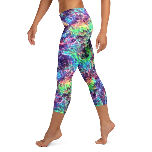 Spectral Voltage on a Capri Leggings