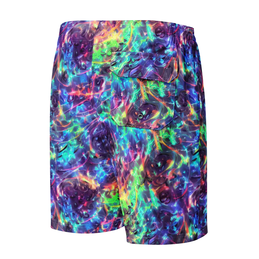Spectral Voltage on Men's Board Shorts — Back