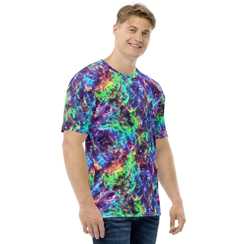 Spectral Voltage on Men's Crew Neck T-Shirt — Right