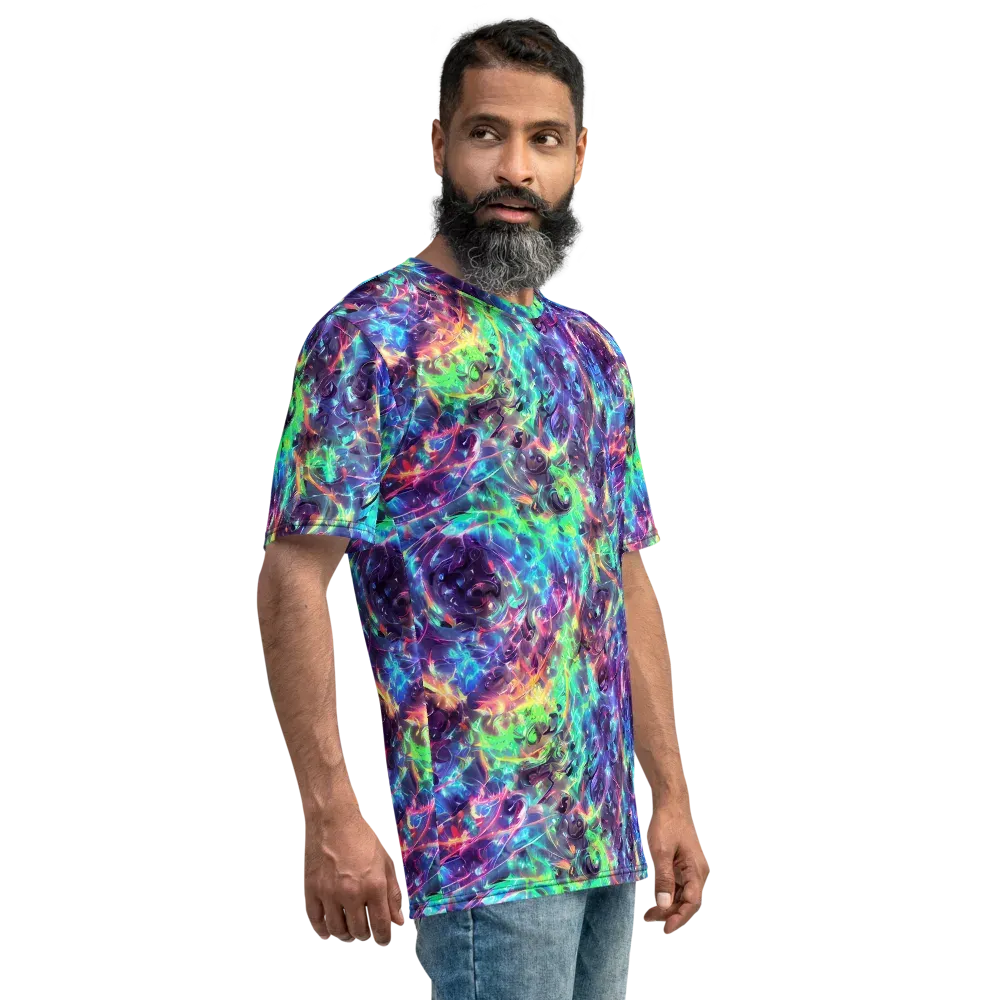 Spectral Voltage on Men's Crew Neck T-Shirt — Right