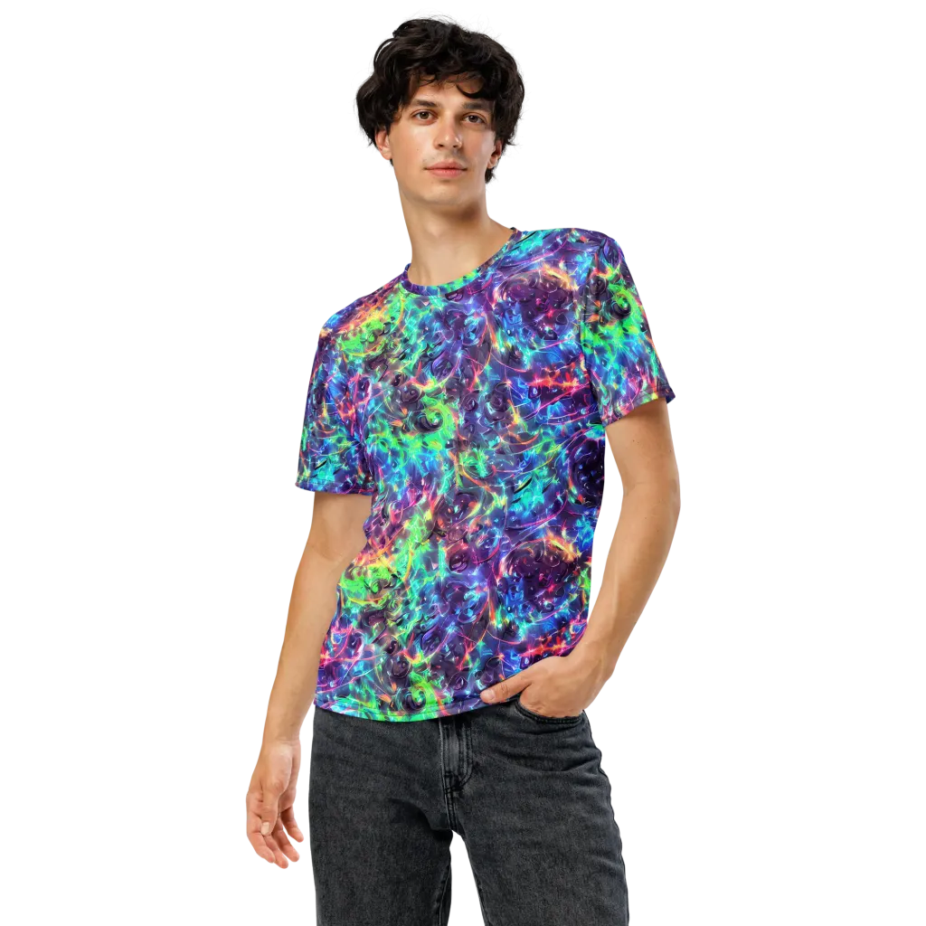 Spectral Voltage on Men's Crew Neck T-Shirt — Front