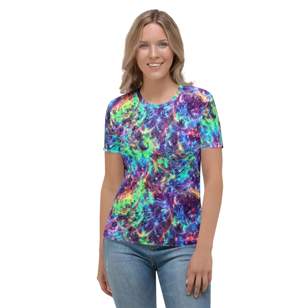 Spectral Voltage on Women's Crew Neck T-Shirt — Front