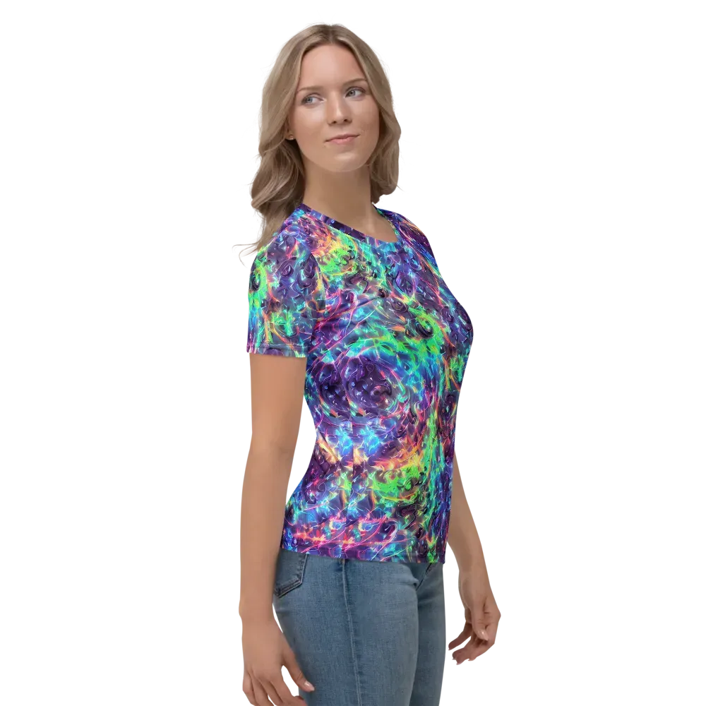 Spectral Voltage on Women's Crew Neck T-Shirt — Right