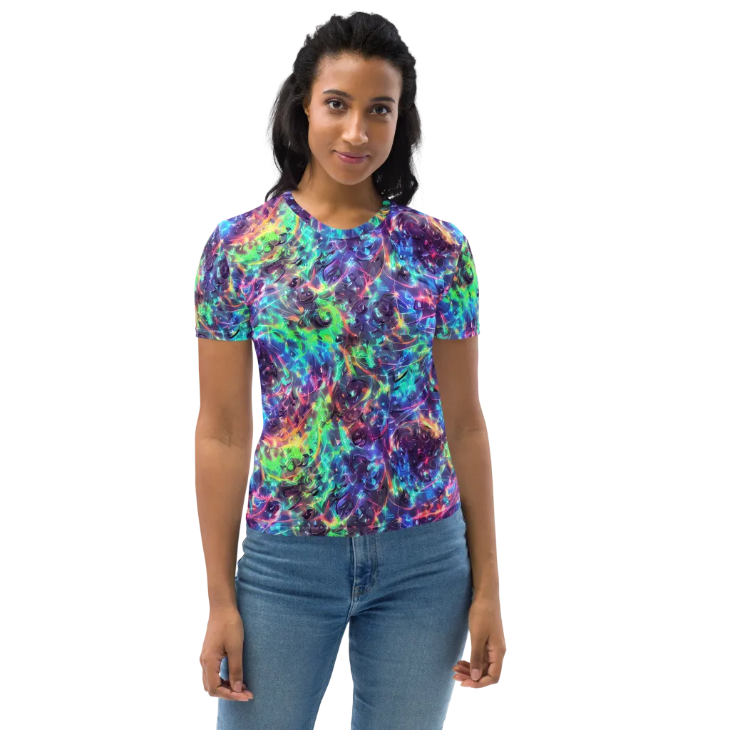 Spectral Voltage on Women's Crew Neck T-Shirt — Front