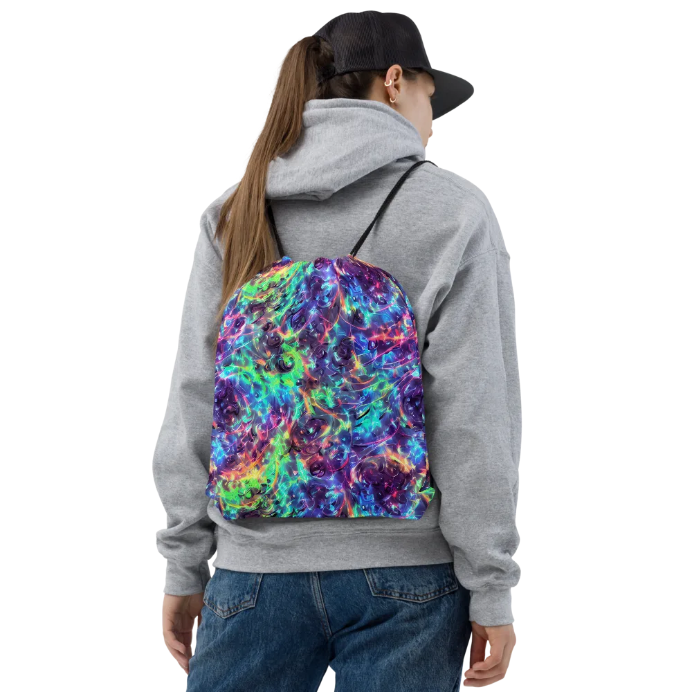 Spectral Voltage on Drawstring Bag — Front