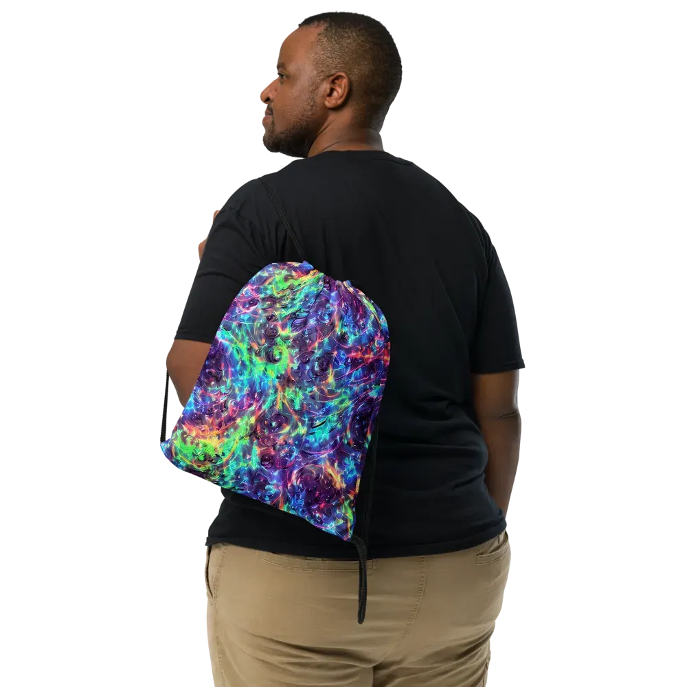 Spectral Voltage on Drawstring Bag — Front