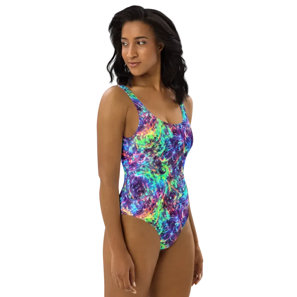 Spectral Voltage on One-Piece Swimsuit — Right