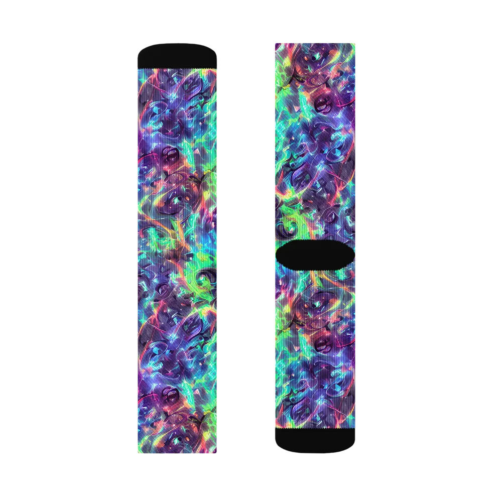 Spectral Voltage on Socks — Right Sock