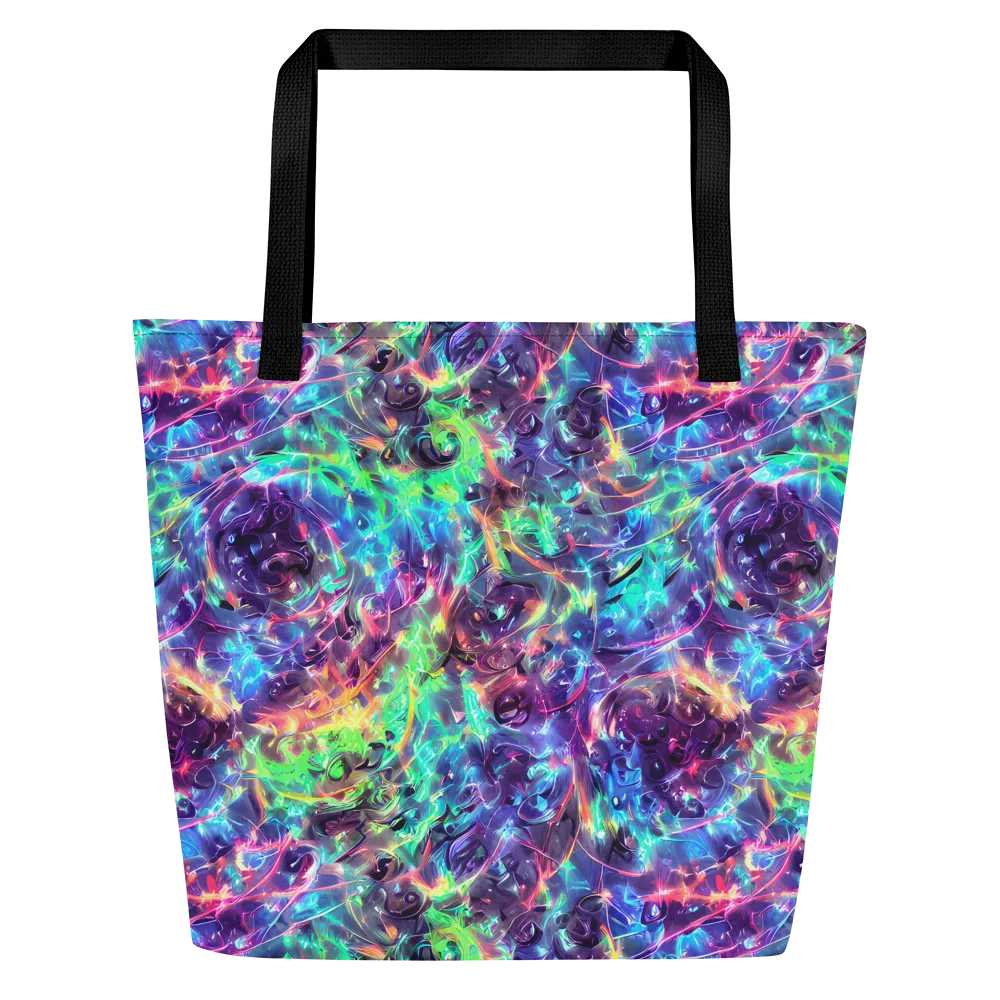 Spectral Voltage on Large Tote Bag W/ Pocket — Front