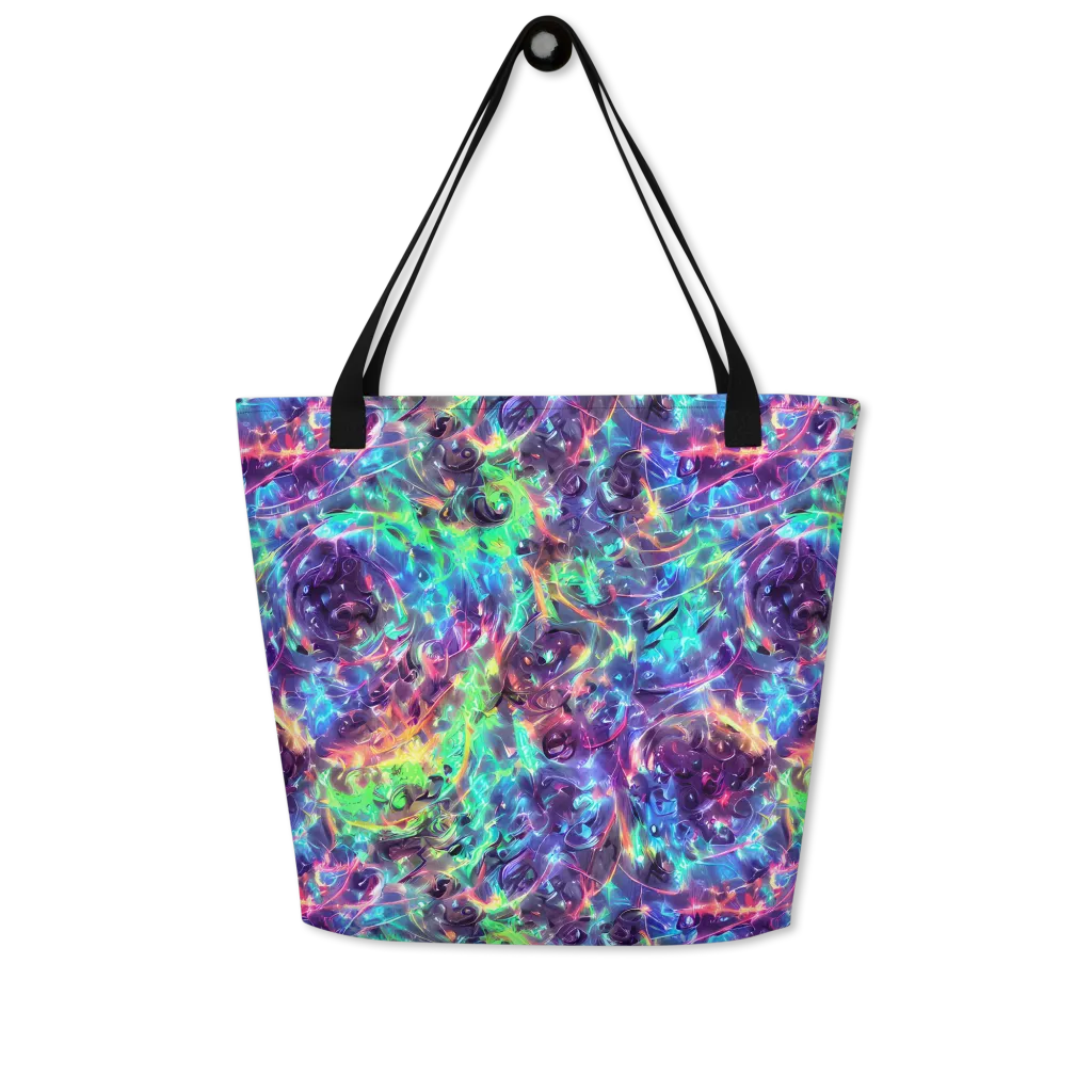 Spectral Voltage on Large Tote Bag W/ Pocket — Front
