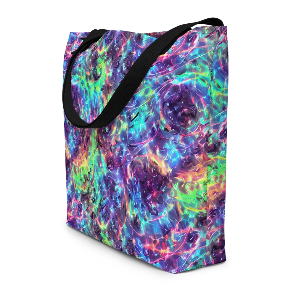 Spectral Voltage on Large Tote Bag W/ Pocket — Front
