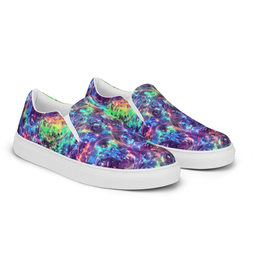 Spectral Voltage on a Women's Slip-On Canvas Shoes