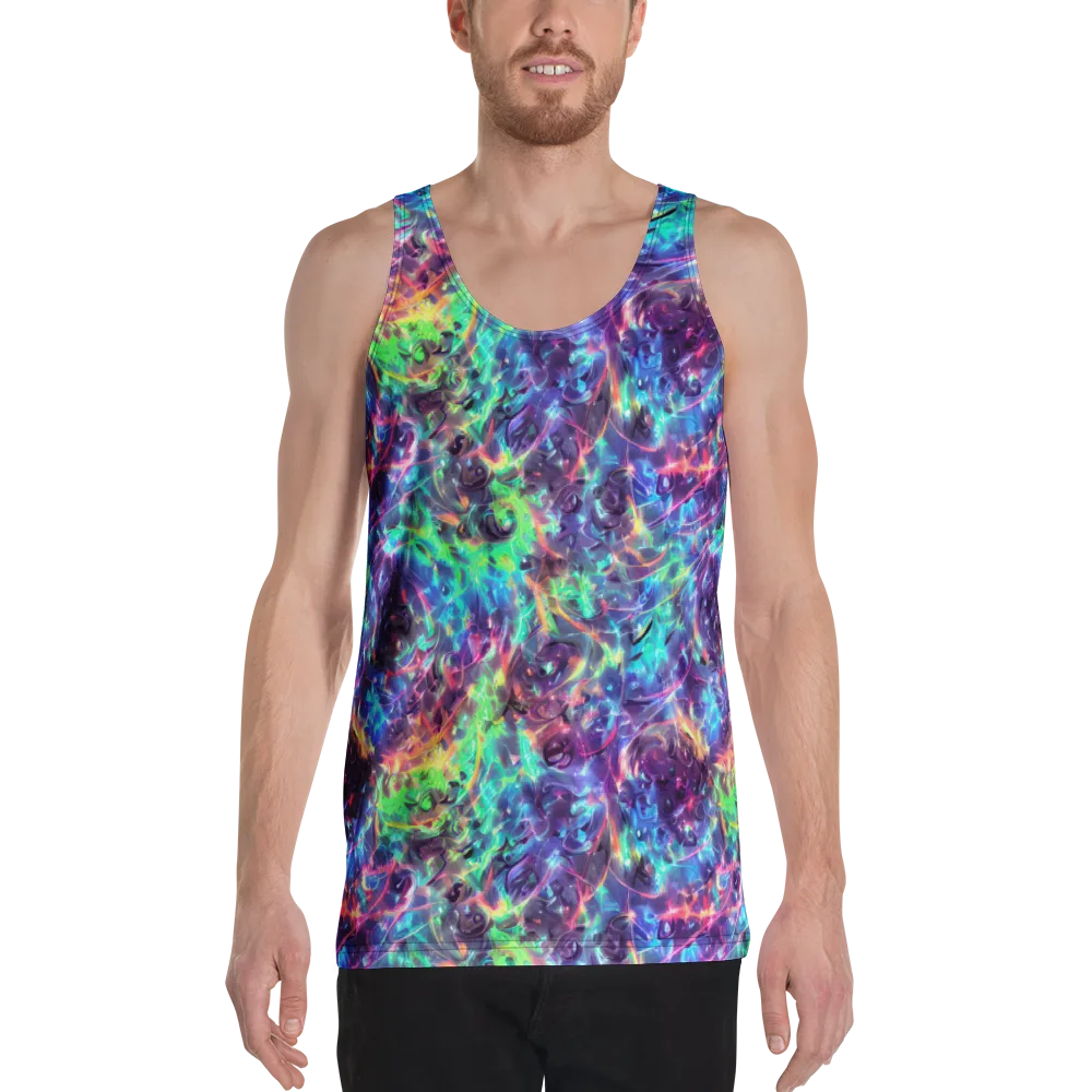 Spectral Voltage on Men's Tank Top — Front