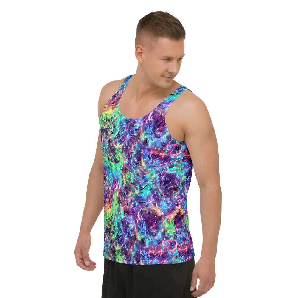 Spectral Voltage on Men's Tank Top — Left Front