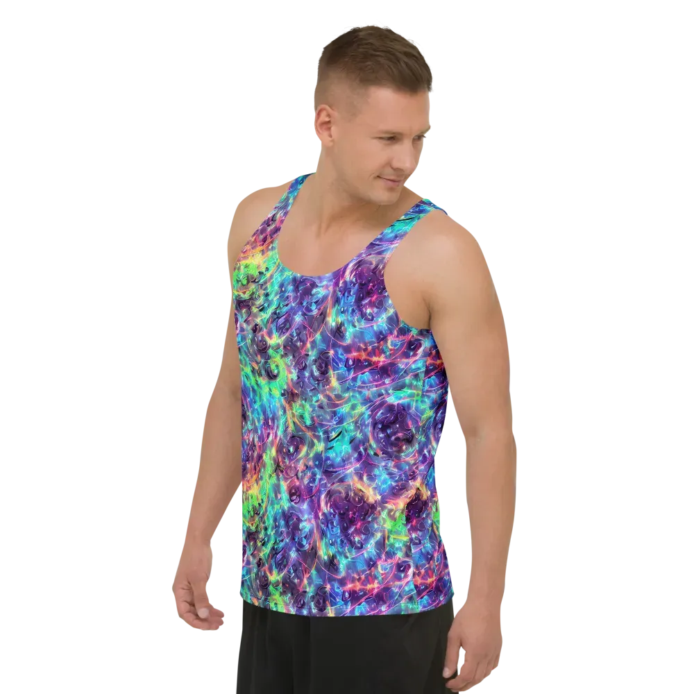 Spectral Voltage on Men's Tank Top — Left Front
