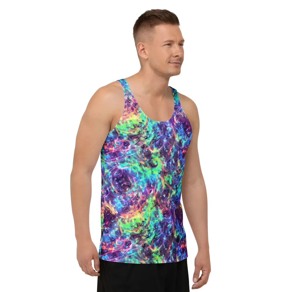 Spectral Voltage on Men's Tank Top — Right Front