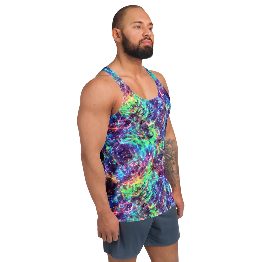 Spectral Voltage on Men's Tank Top — Right Front