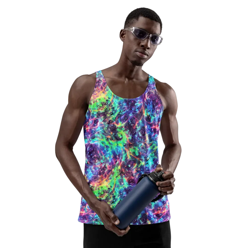 Spectral Voltage on Men's Tank Top — Front