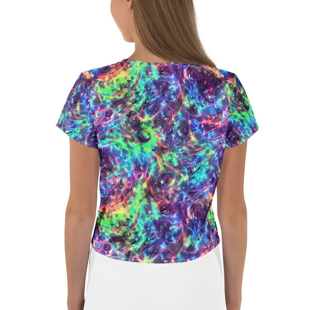 Spectral Voltage on Crop Tee — Back