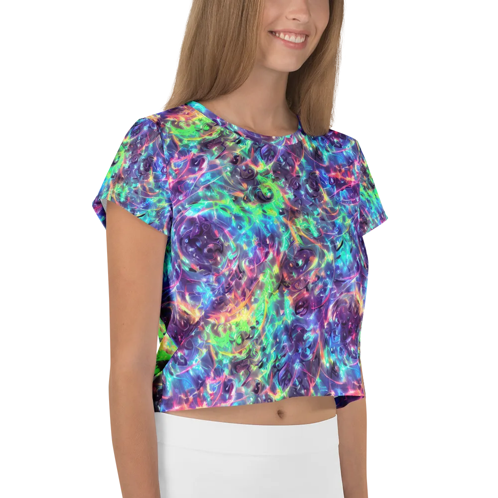 Spectral Voltage on Crop Tee — Right