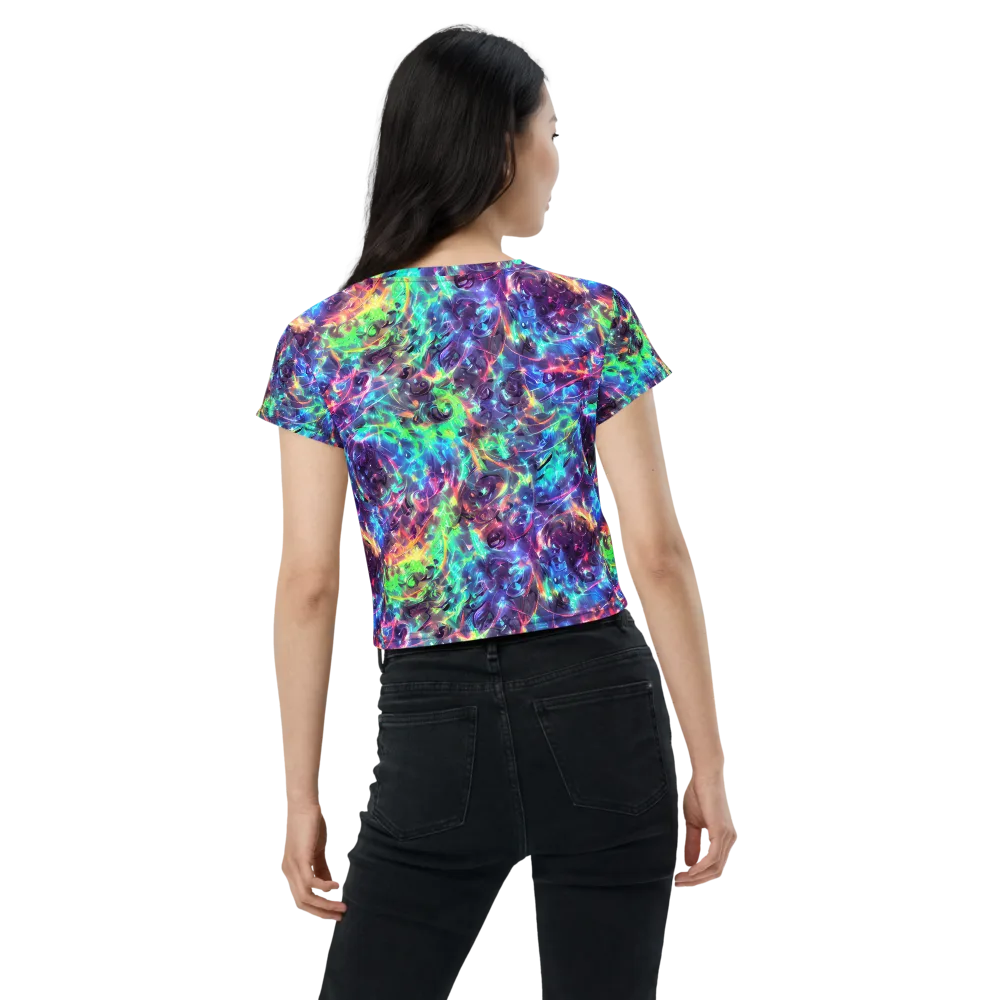 Spectral Voltage on Crop Tee — Back