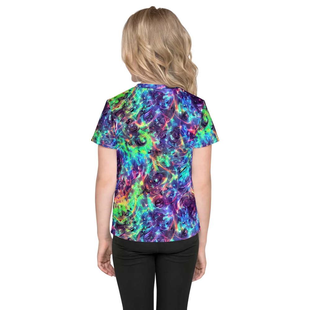 Spectral Voltage on Kids Crew Neck T-Shirt — Back