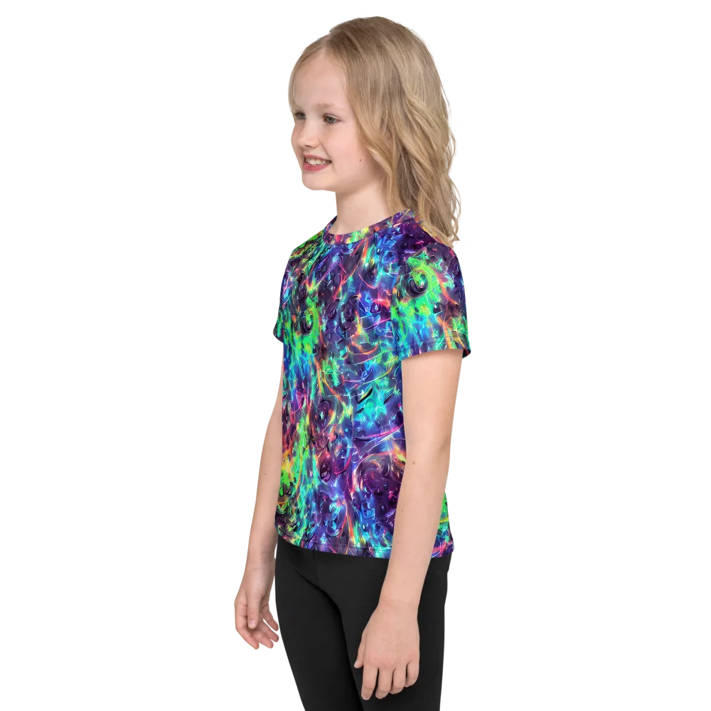 Spectral Voltage on Kids Crew Neck T-Shirt — Left