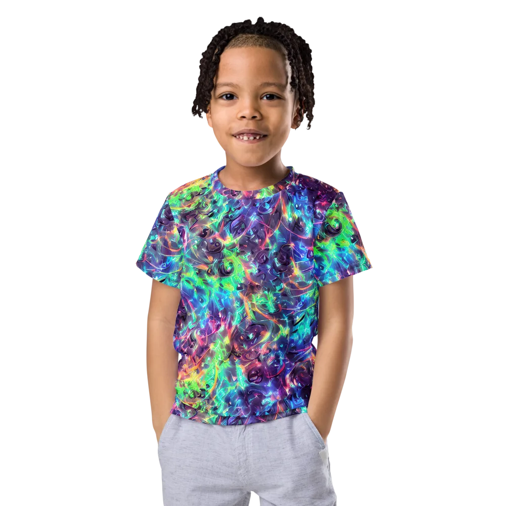 Spectral Voltage on Kids Crew Neck T-Shirt — Front