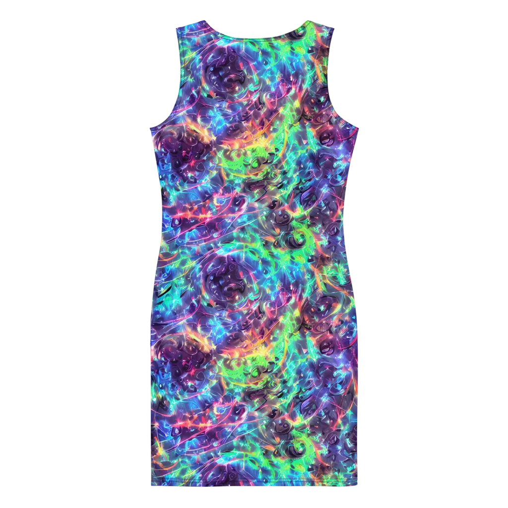 Spectral Voltage on Bodycon Dress — Back