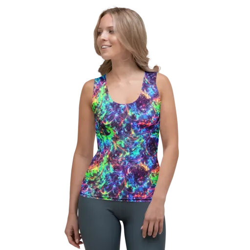Spectral Voltage on a Women's Tank Top
