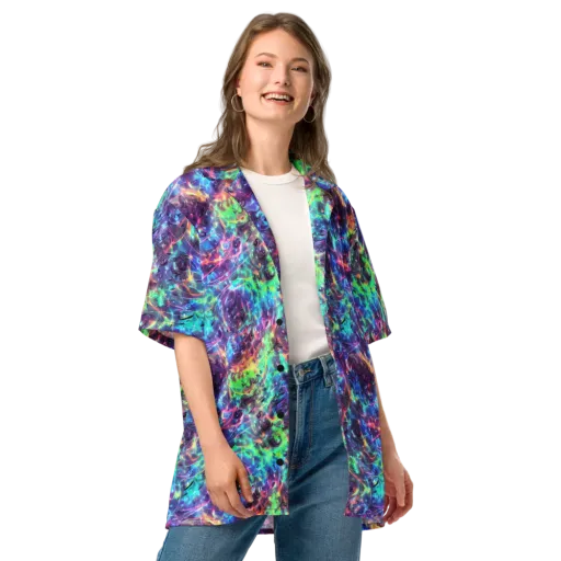 Spectral Voltage on a Button Shirt