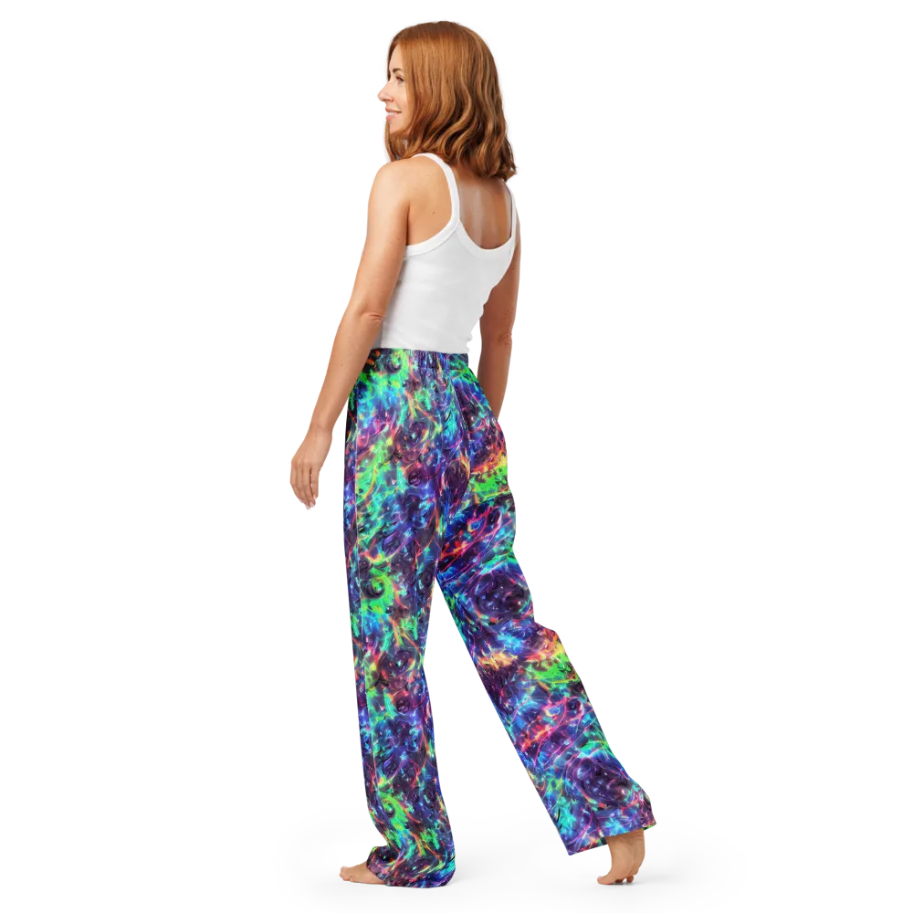 Spectral Voltage on Women's Pajama Pants — Back