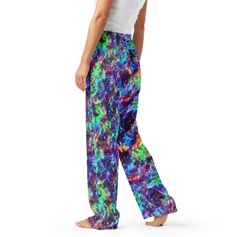 Spectral Voltage on Women's Pajama Pants — Left