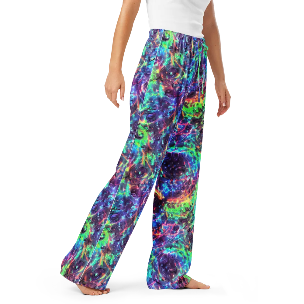Spectral Voltage on Women's Pajama Pants — Right Front