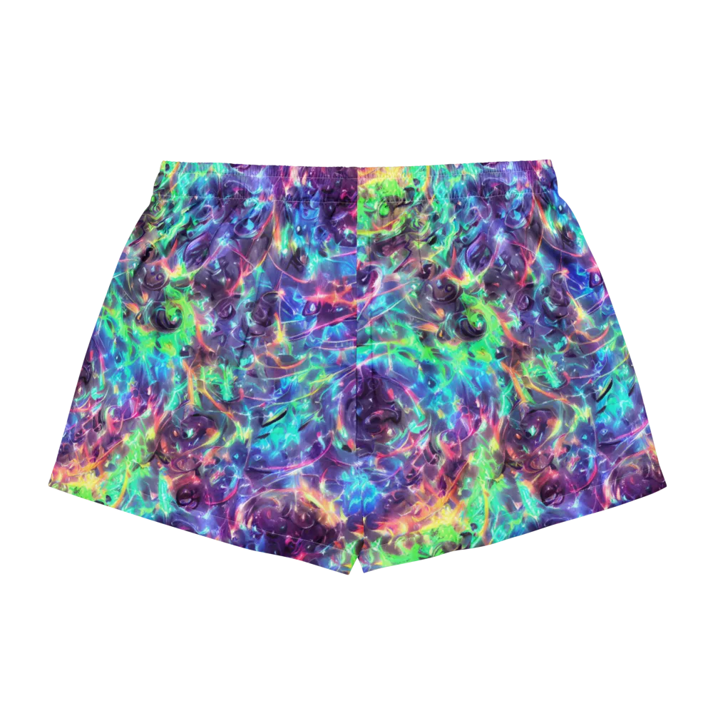 Spectral Voltage on Women's Pajama Shorts — Back