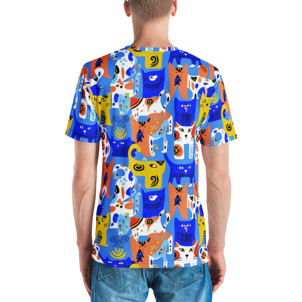 Electric Catwalk on Men's Crew Neck T-Shirt — Back