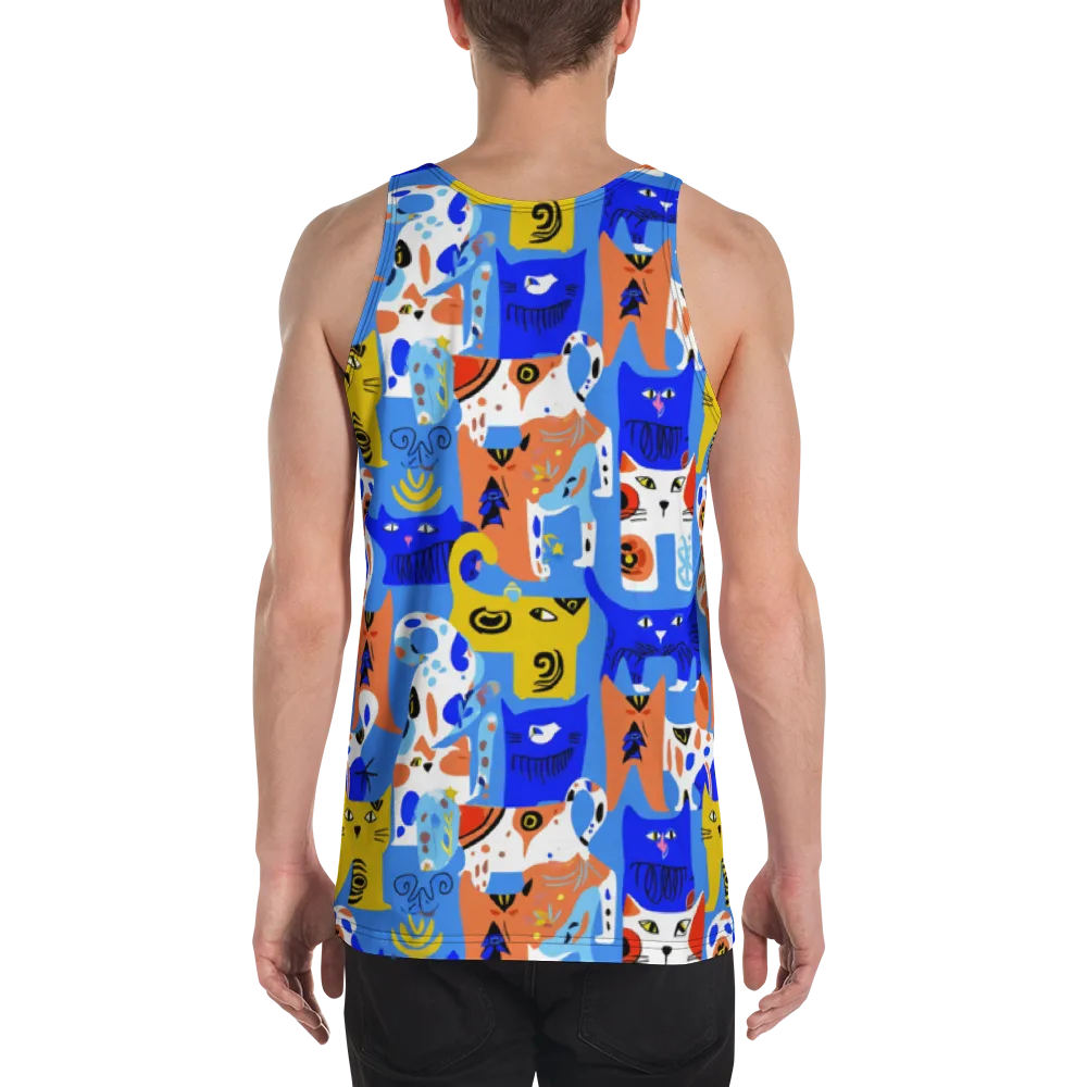 Electric Catwalk on Men's Tank Top — Back