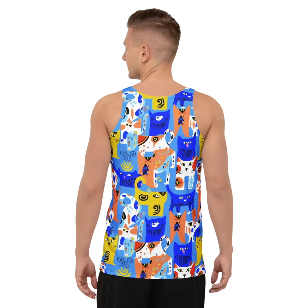 Electric Catwalk on Men's Tank Top — Back