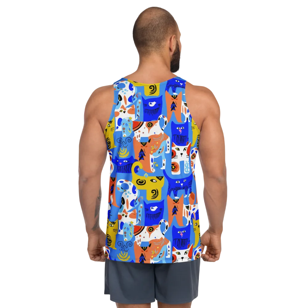 Electric Catwalk on Men's Tank Top — Back
