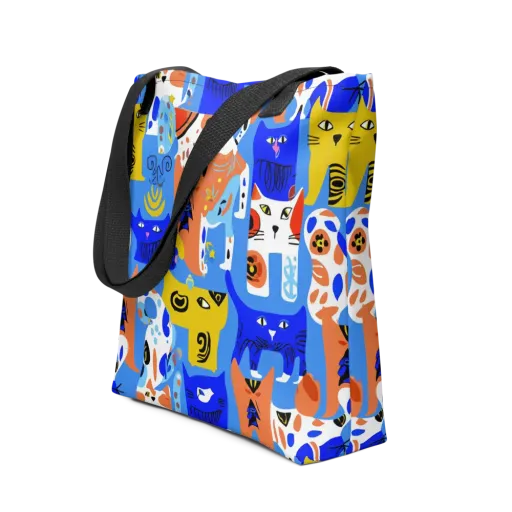 Electric Catwalk on a Tote Bag