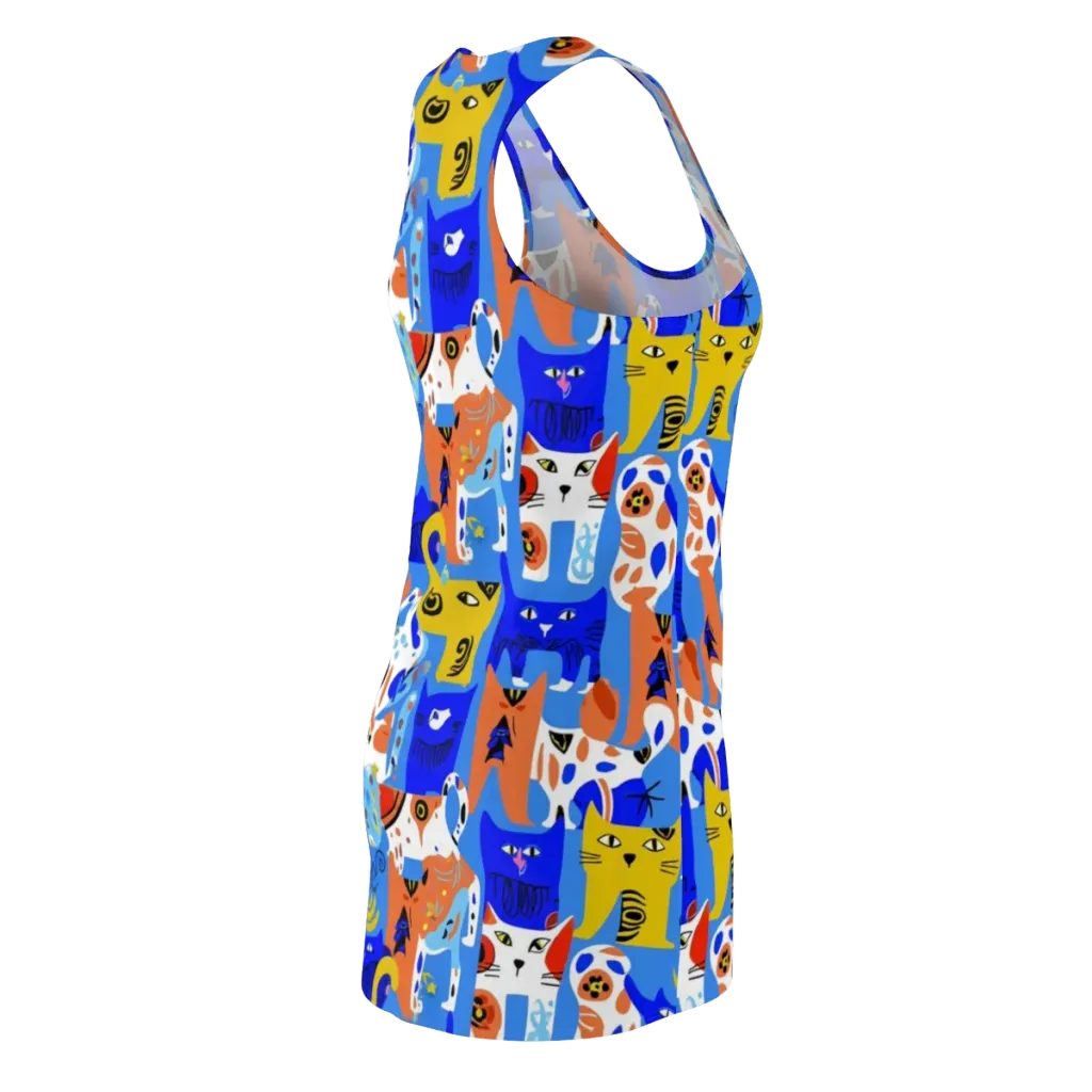 Electric Catwalk on Racerback Dress — Back Side