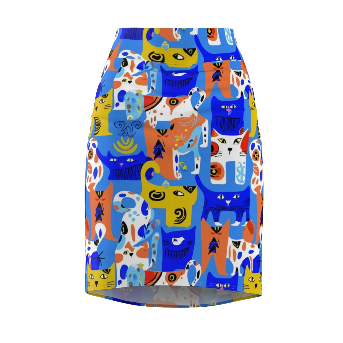 Electric Catwalk on Pencil Skirt — Front