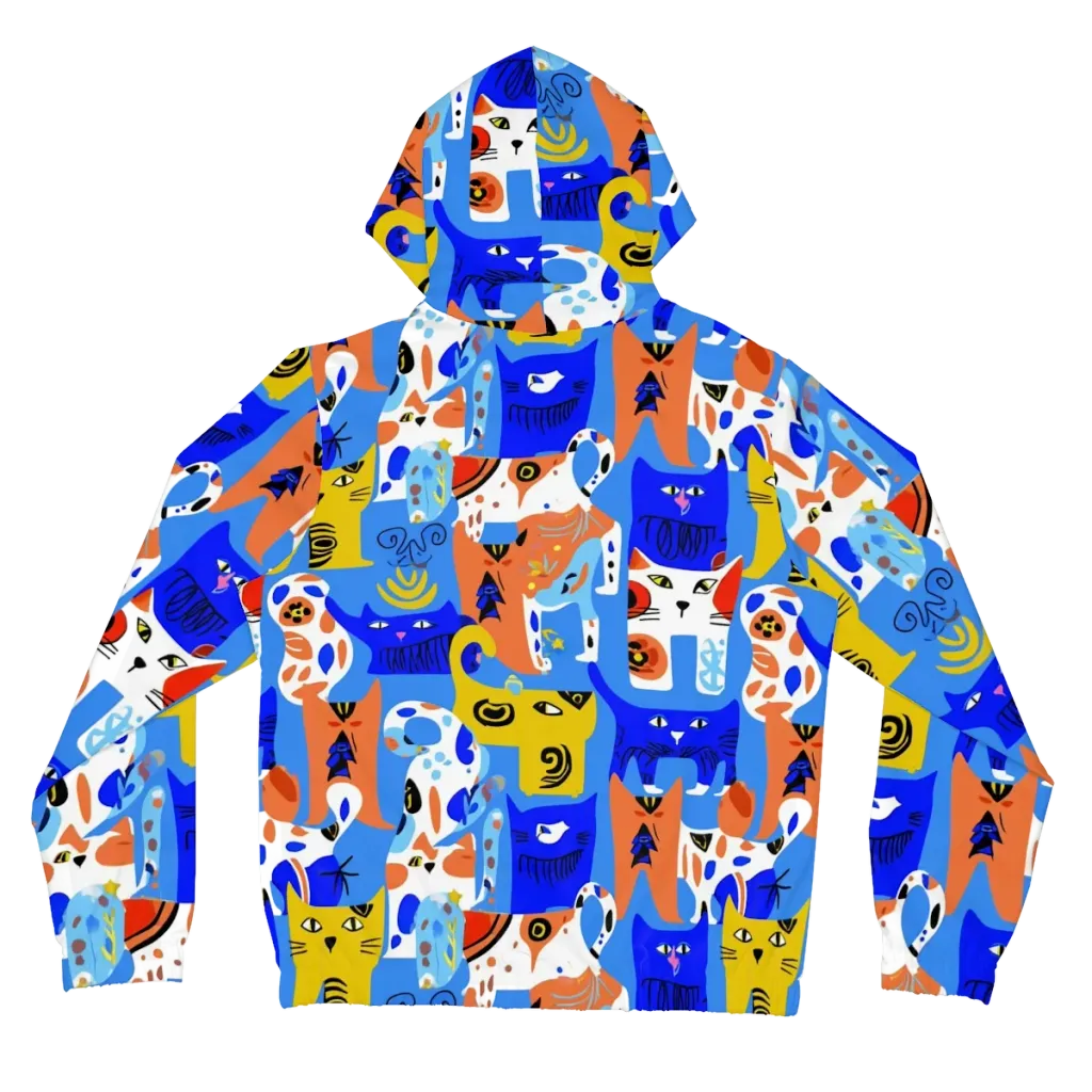 Electric Catwalk on Women's Full-Zip Hoodie — Back